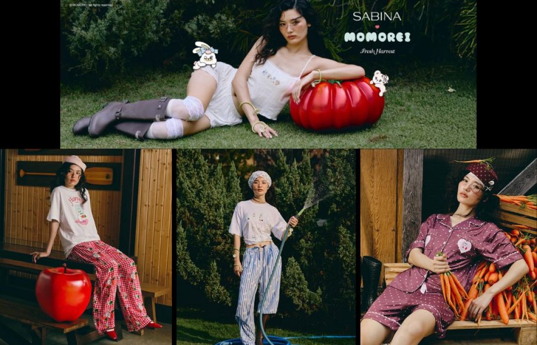 พาชมตัวคอลเลคชั่นใหม่ SABINA x MOMOREIอผนึกคาแรคเตอร์เกาหลีสุดฮิต เอกลักษณ์โทนพาสเทล ให้ความรู้สึกฟิลกู้ด เจาะกลุ่มคนรุ่นใหม่