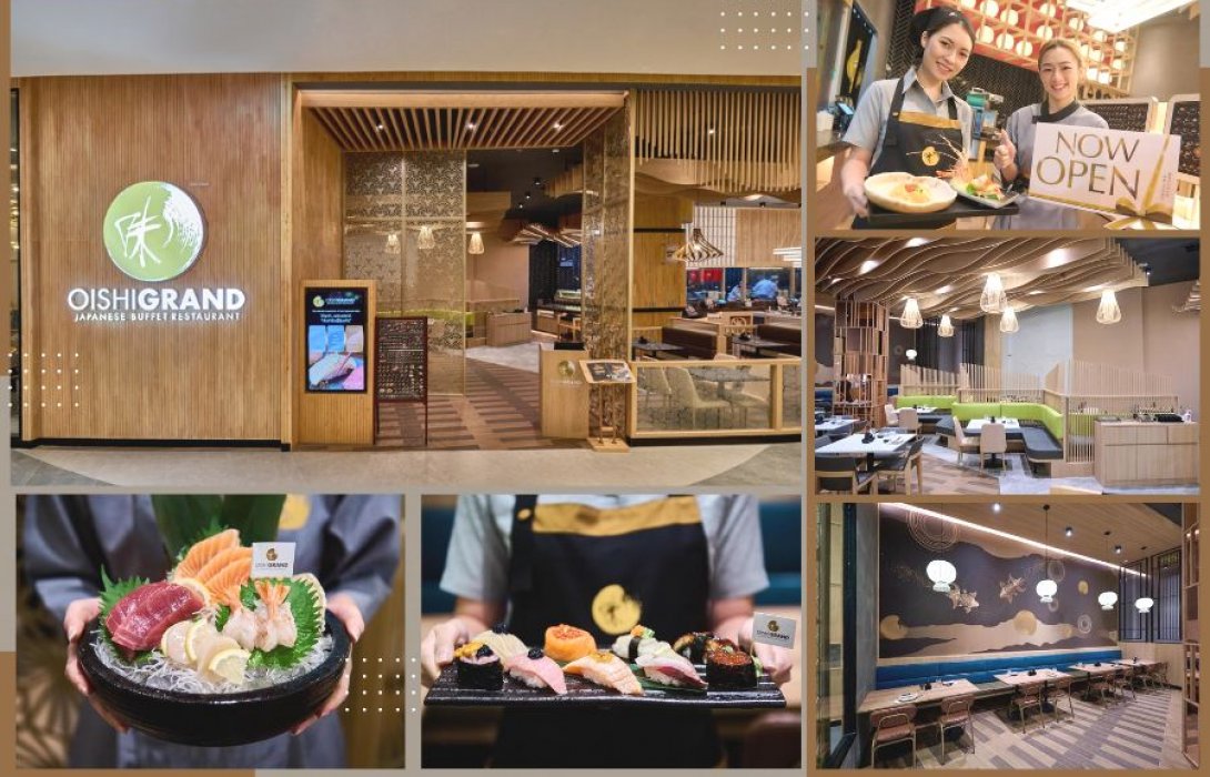 เปิดแล้ว!! “โออิชิ แกรนด์” (OISHI GRAND) รูปโฉมใหม่ อลังการ บุฟเฟต์ 3 ระดับระดับ โอมากาเสะ และซาชิมิ ชิ้นโต เต็มคำยกระดับความอร่อยถึงระดับต้นตำรับอาหารญี่ปุ่น