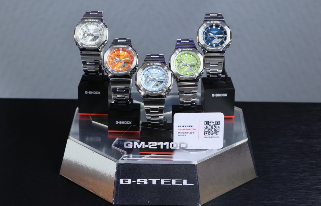 G-SHOCK เปิดตัวนาฬิกาไอคอนิกรุ่น G-STEEL GM-2110D Metal Series