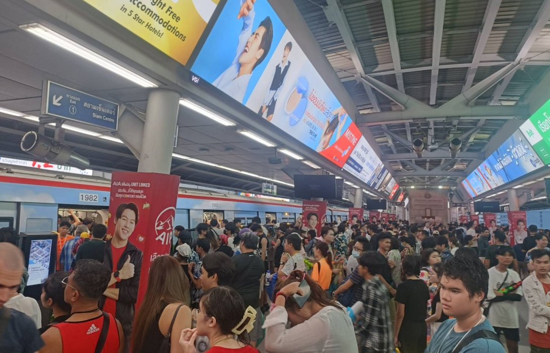 สงกรานต์ 4 วัน ประชาชนแห่ใช้ระบบรางกว่า 4.72 ล้านคน-เที่ยว