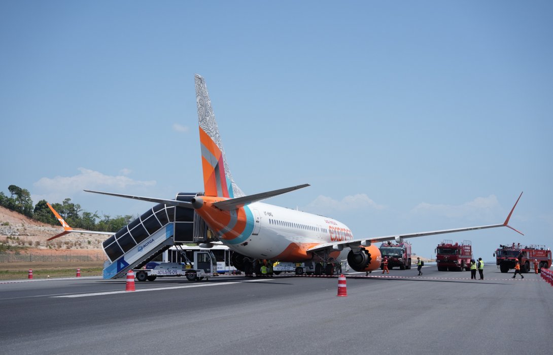 ท่าอากาศยานภูเก็ต ชี้แจงกรณีอากาศยานขัดข้องบนทางวิ่ง ยืนยันไม่มีผู้ได้รับบาดเจ็บ และเร่งดำเนินการตามมาตรฐานความปลอดภัย