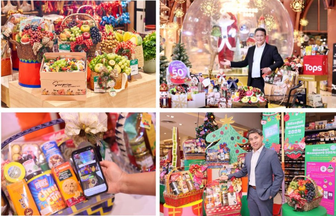 “ท็อปส์ & กูร์เมต์ มาร์เก็ต” สองซูเปอร์มาร์เก็ต เครือห้างดัง จัดบิ๊กแคมเปญรุกตลาดกระเช้ารับปีใหม่ 2567 