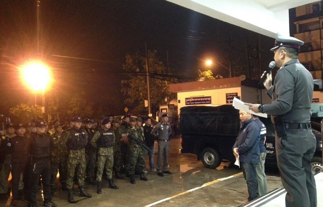 สภ.มาบตาพุด สนธิกำลังปล่อยแถวระดมกวาดล้างอาชญากรรม ยาเสพติดเทศกาลปีใหม่ 2561 