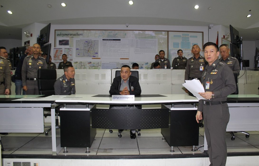 บิ๊กปู ตรวจความเรียบร้อยการอำนวยความสะดวก จร.ลดอุบัติเหตุเทศกาลปีใหม่ 61 