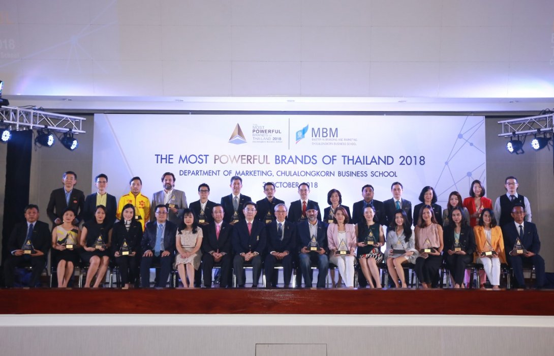 จุฬาฯ ประกาศ สุดยอดแบรนด์ทรงพลังปี 2018