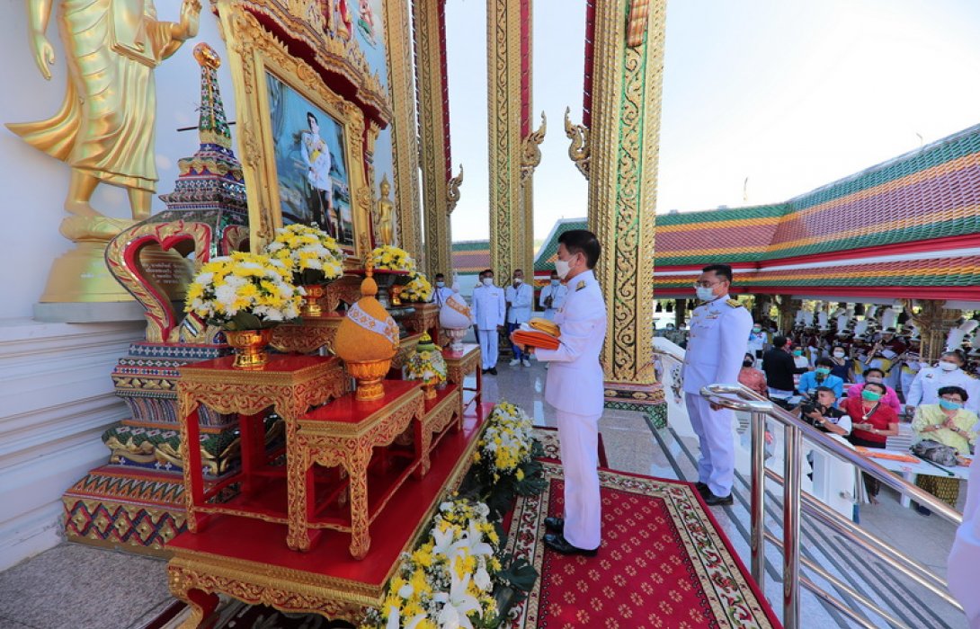 กรมราชทัณฑ์ ถวายผ้าพระกฐินพระราชทาน วัดบัวขวัญ พระอารามหลวง