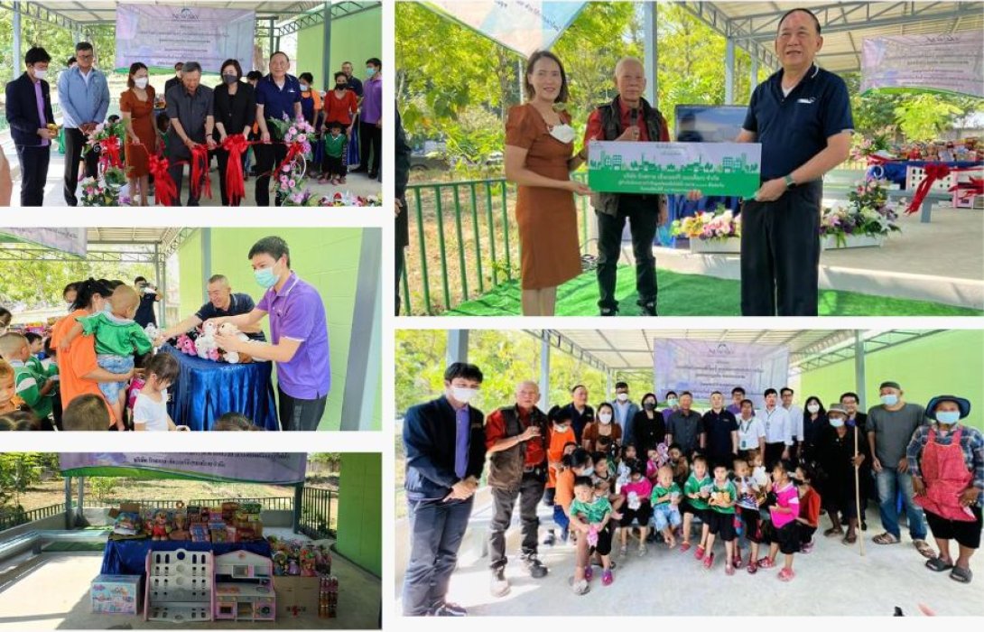 ศูนย์กำจัดมูลฝอยอ่อนนุช ส่งมอบโครงการปรับปรุงสถานที่เรียนรู้ ศูนย์พัฒนาเด็กเล็กก่อนวัยเรียน ชุมชนเกาะมุสลิม 