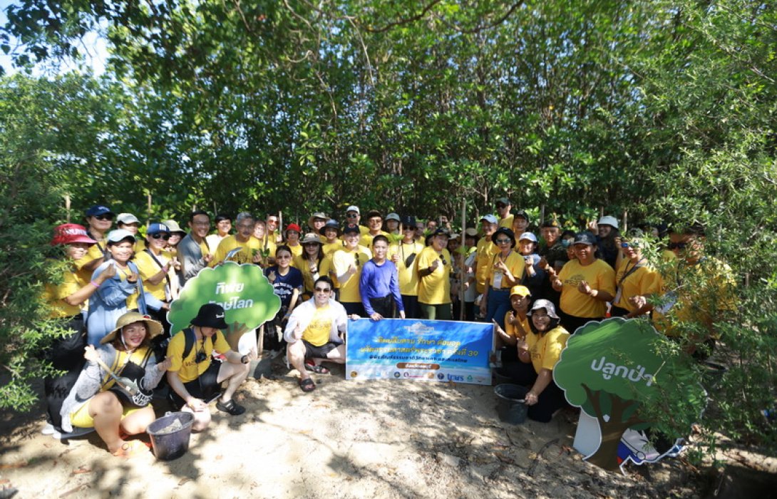 ทิพยประกันภัย ร่วมอนุรักษ์ ฟื้นฟูระบบนิเวศทางทะเล คืนสมดุลให้สิ่งแวดล้อม ในโครงการ ทิพยสืบสาน รักษา ต่อยอด นวัตกรรมศาสตร์พระราชา ครั้งที่ 39