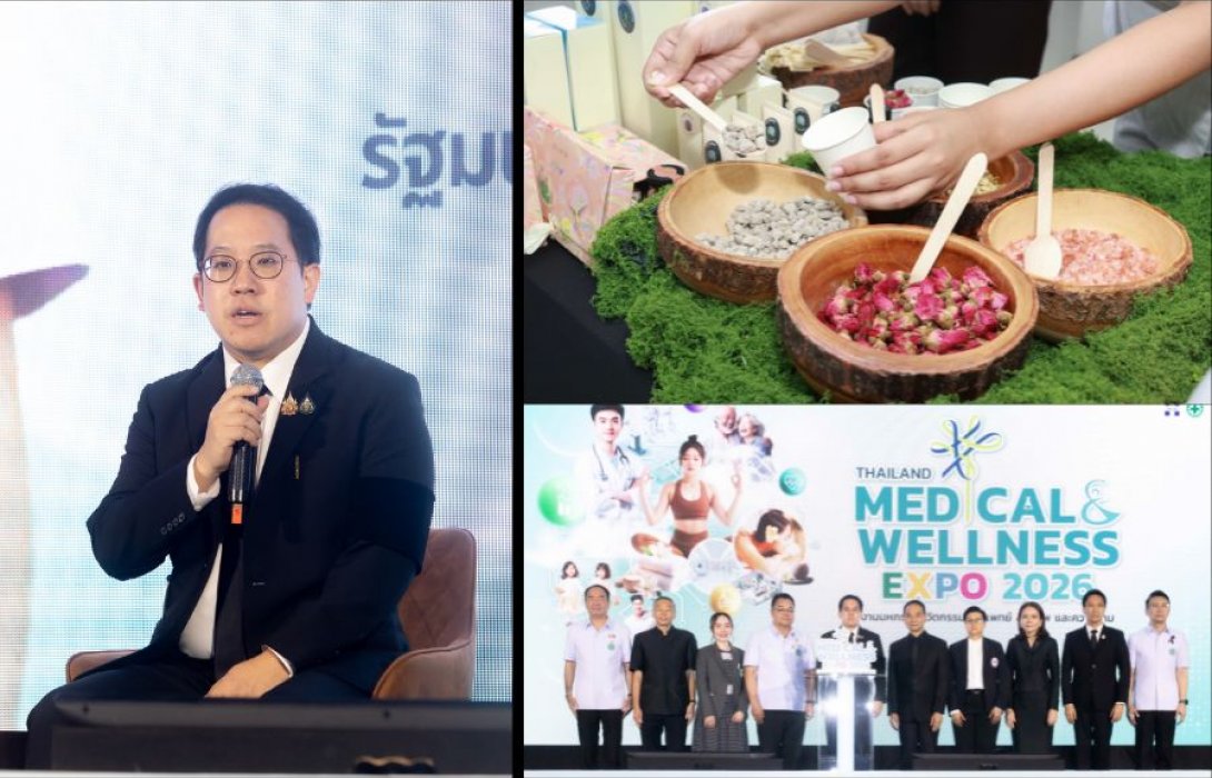 สธ. เตรียมจัดใหญ่ “มหกรรมนวัตกรรมการแพทย์ สุขภาพ และความงาม 2026” ชู ยุทธศาสตร์ “T-Beauty” ยกระดับอุตสาหกรรมสุขภาพไทย สู่จุดหมาย Wellness ระดับโลก
