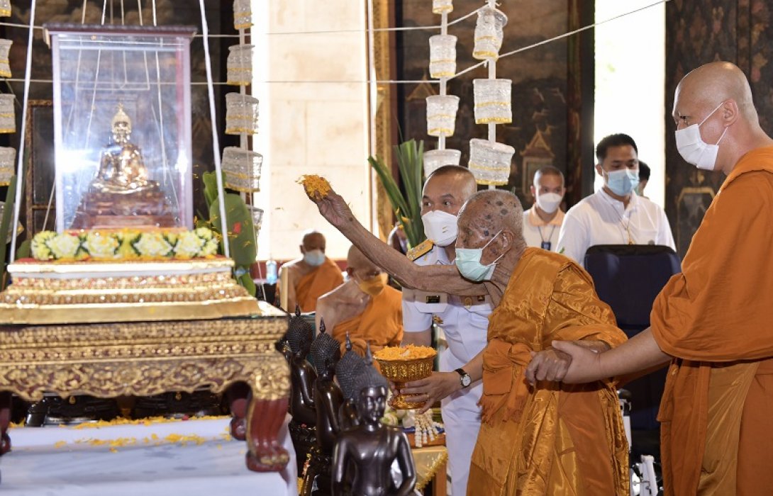 กองทัพเรือจัดพิธีพุทธาภิเษก “พระพุทธศรีราชนาวี มงคลสามัคคีประสิทธิ์”พระพุทธรูปบูชา  