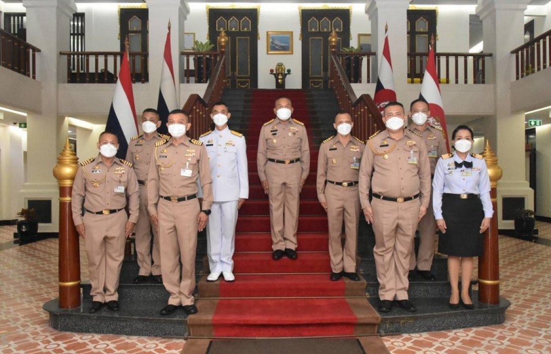 ผู้บัญชาการทหารเรือ เยี่ยมขอบคุณ สำนักงานเลขานุการกองทัพเรือ 