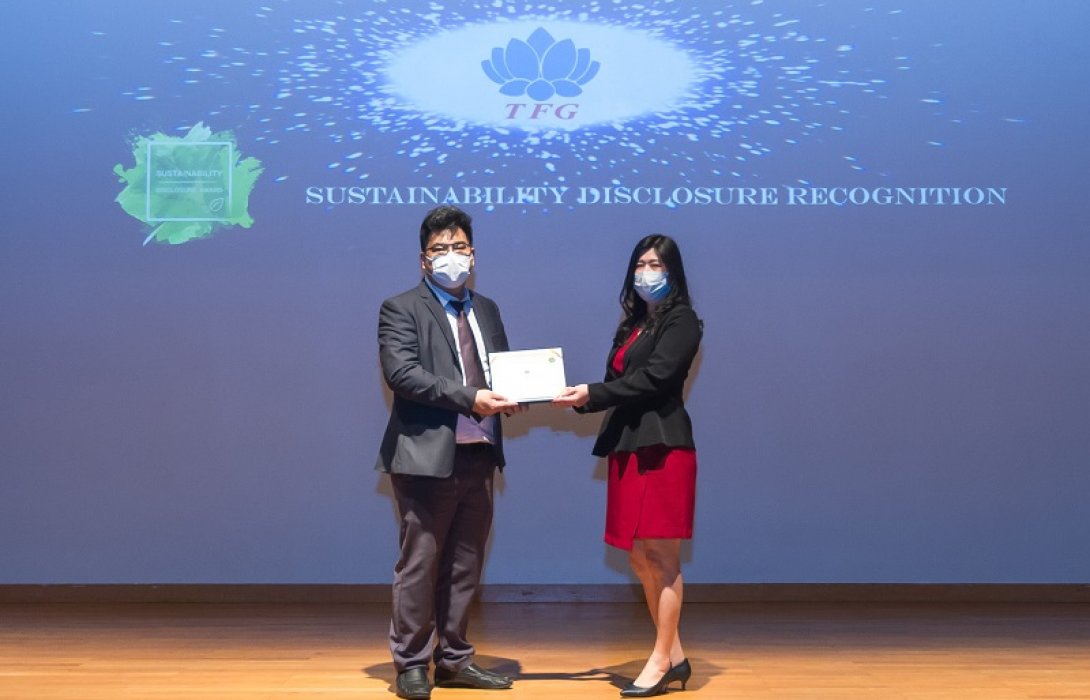 TFG รับรางวัล Sustainability Disclosure Recognition