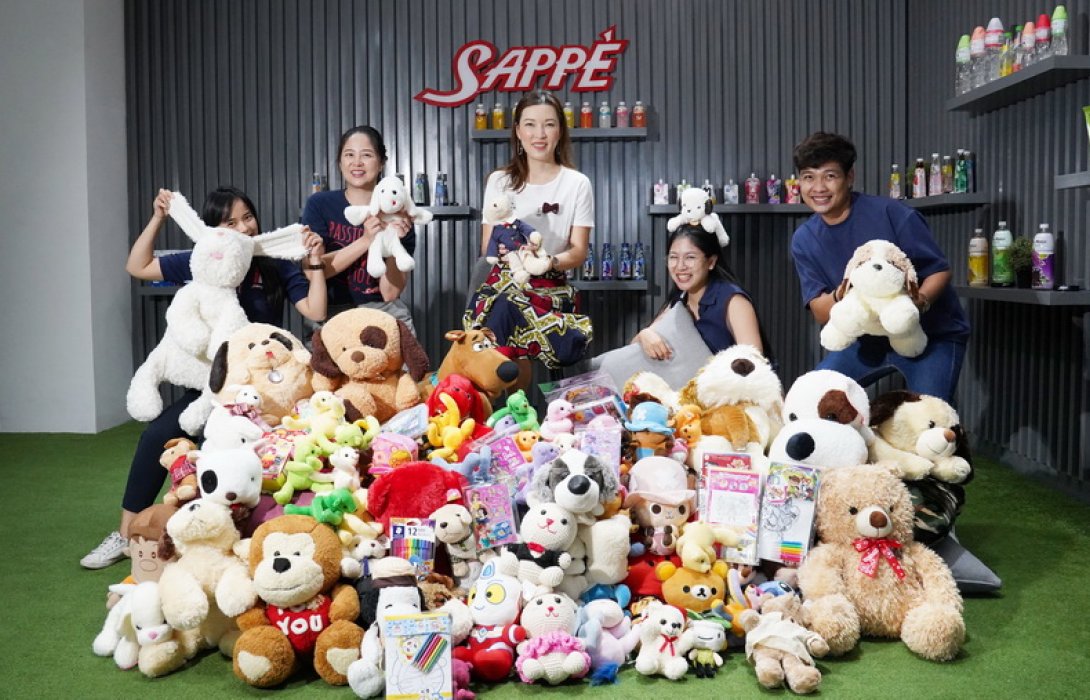 SAPPE ส่งมอบตุ๊กตาให้แก่น้องๆ มูลนิธิเด็กอ่อนในสลัมฯ 