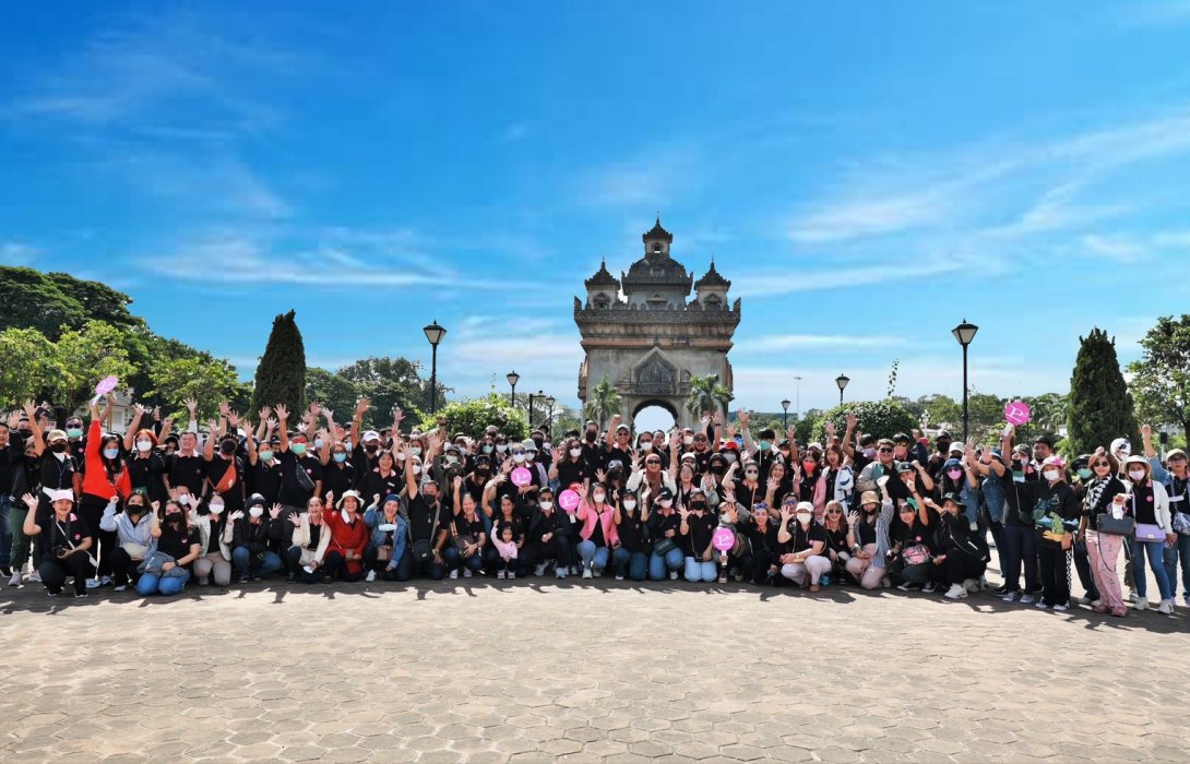 P5 Group พาพนักงานข้ามแม่น้ำโขงนั่งรถไฟฟ้าความเร็วสูงเที่ยวลาว