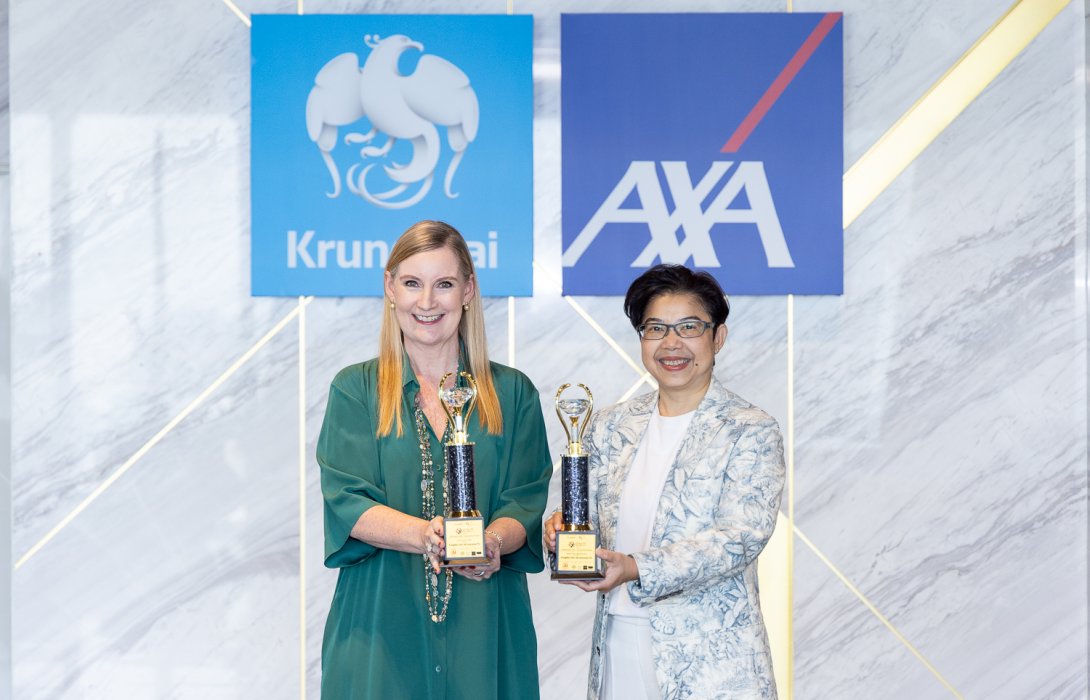 กรุงไทย-แอกซ่า ประกันชีวิต คว้า 2 รางวัลแห่งความสำเร็จ ด้านทรัพยากรบุคคล จาก Global HR Excellence Awards