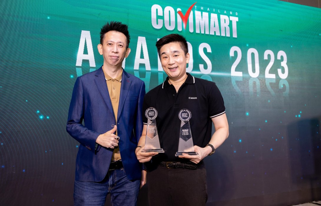 แคนนอนคว้า 2 รางวัลใหญ่ “Best Printer” จากเวที Commart Awards 2023