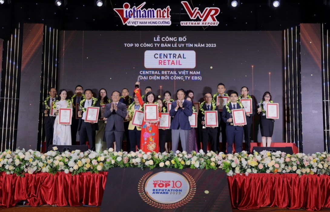 “เซ็นทรัล รีเทล” ปลื้ม ธุรกิจในเวียดนาม คว้ารางวัลสุดยอดผู้นำค้าปลีกต่อเนื่องเป็นปีที่ 3