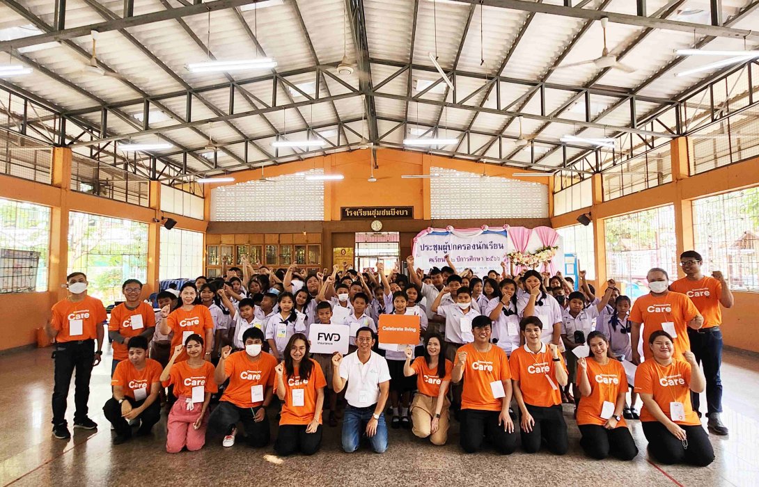 FWD ประกันชีวิต ร่วมกับ มูลนิธิจูเนียร์อะชีฟเม้นท์ ประเทศไทย ลงพื้นที่จัดเวิร์กช็อปส่งเสริมความรู้ทางการเงินแก่เยาวชนโรงเรียนชุมชนบึงบา จังหวัดปทุมธานี