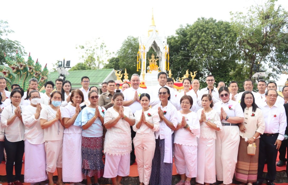 พิธีบวงสรวงใหญ่ประจำปี ศาลท่านท้าวมหาพรหมร่มเกล้า ณ เคหะชุมชนร่มเกล้า