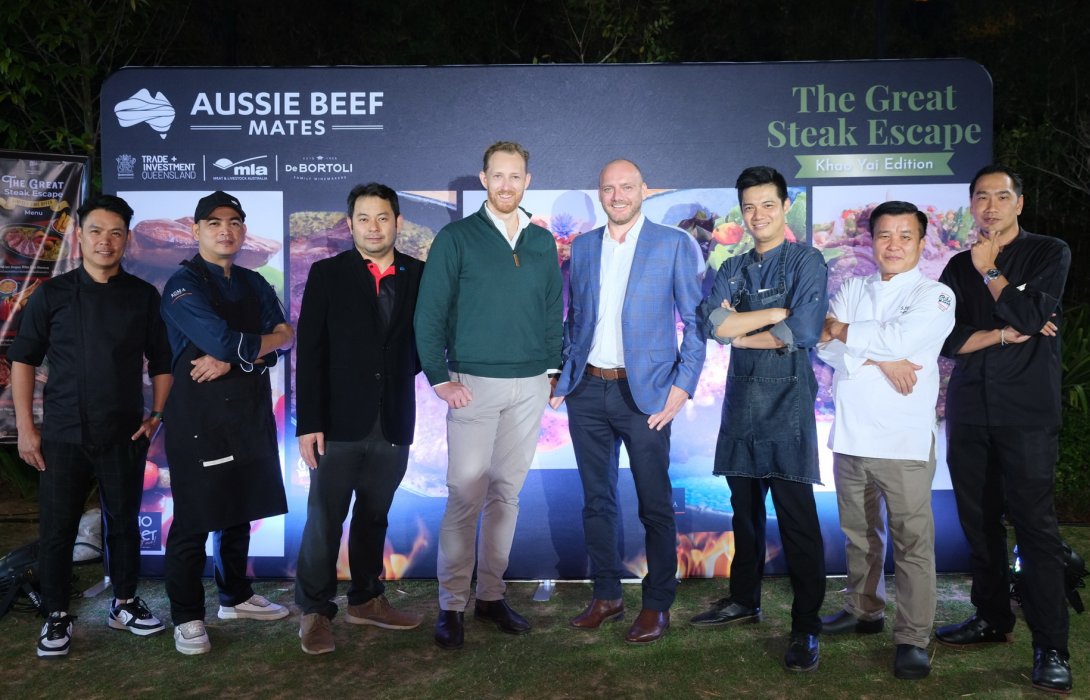 MLA จัดกิจกรรม The Great Steak Escape II KHAO YAI EDITION ตอกย้ำความเป็นเลิศของเนื้อวัวระดับ พรีเมียมจากออสเตรเลียที่มีความหลากหลาย ปรุงได้หลากเมนู รังสรรค์เป็นมื้อพิเศษโดยร้านอาหารชั้นนำ 5 แห่ง