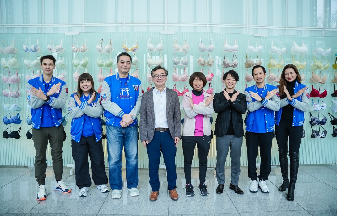 งานวิ่งกระชับสัมพันธ์ทางธุรกิจ ระหว่างไทยวาโก้และวาโก้ญี่ปุ่น Kyoto Marathon 2024 เมืองต้นกำเนิดแบรนด์ WACOAL และ CW-X