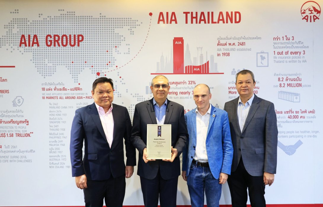 เอไอเอ ประเทศไทย คว้ารางวัล Asia Pacific Property Awards 2024-2025 สาขาสถาปัตยกรรมที่มีการใช้สอยแบบผสมผสานยอดเยี่ยมจากอาคารเอไอเอ อีสต์ เกตเวย์ (AIA East Gateway)
