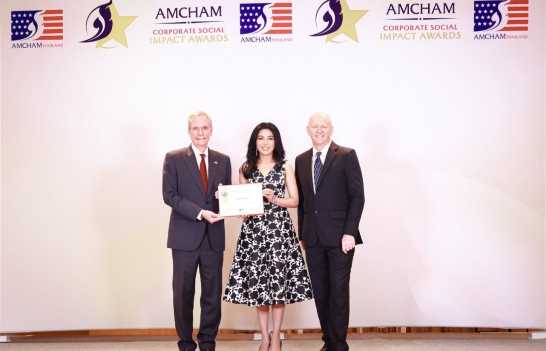 เอไอเอ ประเทศไทย คว้ารางวัลดีเด่นด้านกิจการเพื่อสังคม จากแคมเปญสภาหอการค้าอเมริกัน  (AMCHAM Corporate Social Impact Award) ระดับ Platinum เป็นปีที่ 13 ติดต่อกัน จากโครงการ “เอไอเอ แชร์ริ่ง อะ ไลฟ์” ครั้งที่ 11