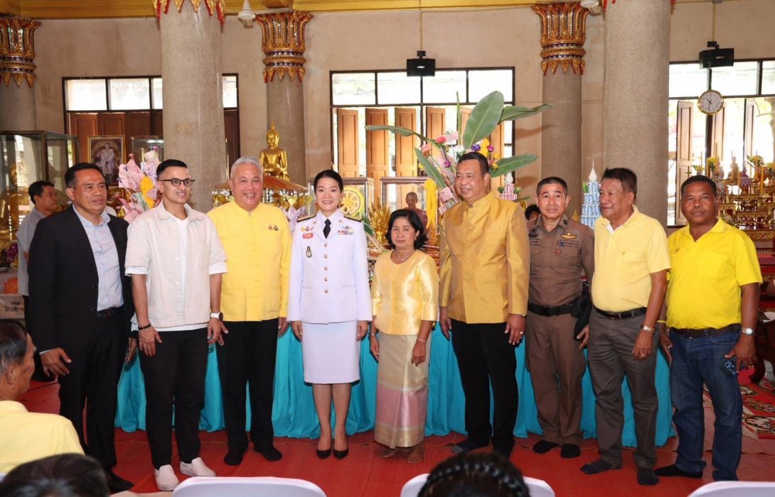 การเคหะแห่งชาติจัดทอดผ้าป่าสามัคคีประจำปี 2567 ณ วัดปากบึง 