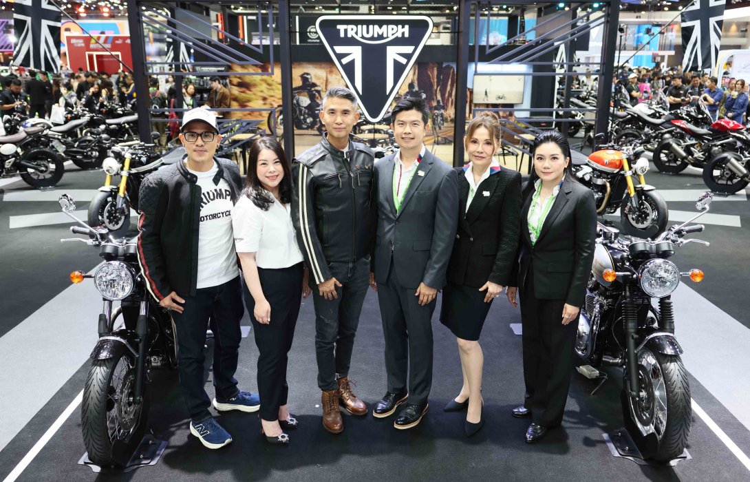 “ไทรอัมพ์ มอเตอร์ไซเคิลส์” เปิดตัวรถจักรยานยนต์กลุ่มโมเดิร์น คลาสสิก 8 รุ่นใหม่ ในงานมอเตอร์ เอ็กซ์โป 2024