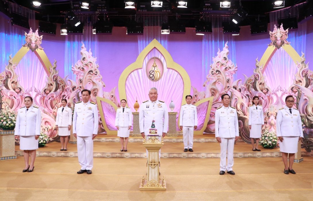 การเคหะแห่งชาตินำทีมบันทึกเทปถวายพระพร สมเด็จพระนางเจ้าสุทิดาฯ เนื่องในวันเฉลิมพระชนมพรรษา