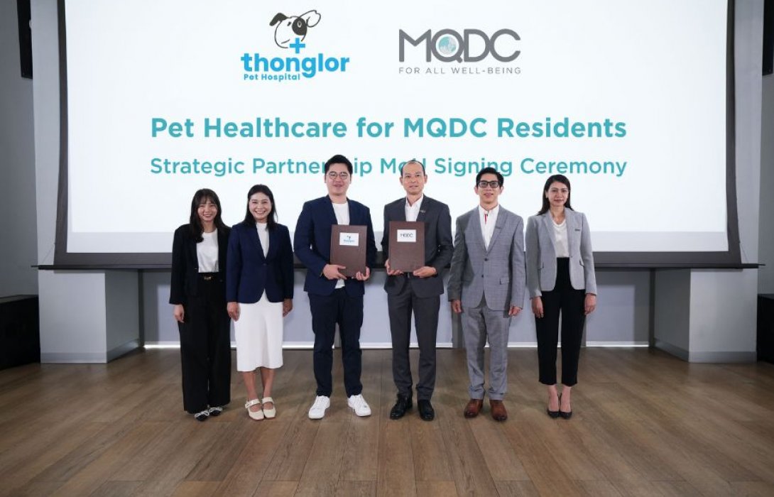 MQDC จับมือโรงพยาบาลสัตว์ทองหล่อ มอบบริการสุขภาพสัตว์เลี้ยงแสนรักแก่ลูกบ้านแบบครบวงจร