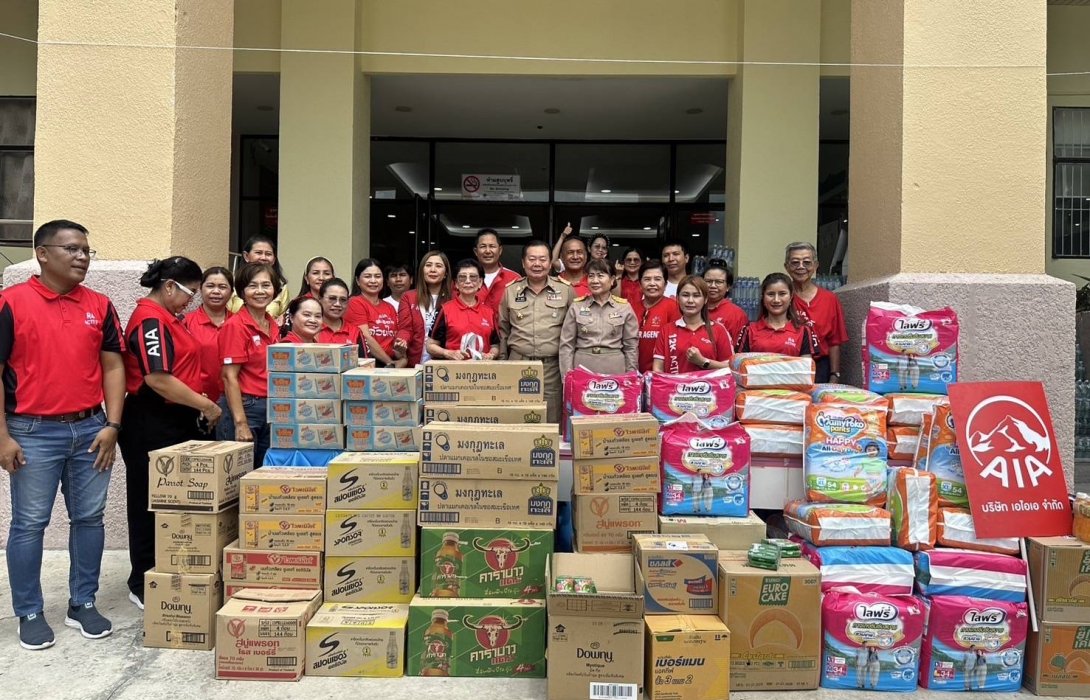 เอไอเอ มอบถุงยังชีพ จำนวน 2,000 ถุง เพื่อส่งต่อความช่วยเหลือแก่ประชาชนและทหารที่ได้รับผลกระทบจากสถานการณ์ชายแดนไทย-กัมพูชา