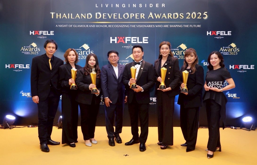 “แอสเซทไวส์” แบรนด์อสังหาฯ ที่ครองใจผู้บริโภค คว้า 5 รางวัล จาก LivingInsider Thailand Developer Awards 2025 