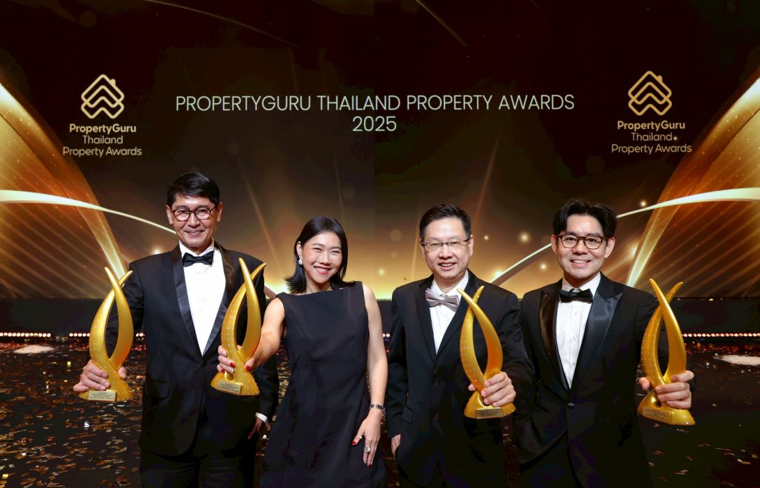 “พฤกษา” คว้ารางวัลใหญ่ “Best Wellness Developer” พร้อมอีก 3 รางวัลสำคัญ จากเวทีระดับสากล “PropertyGuru Thailand Property Awards 2025”