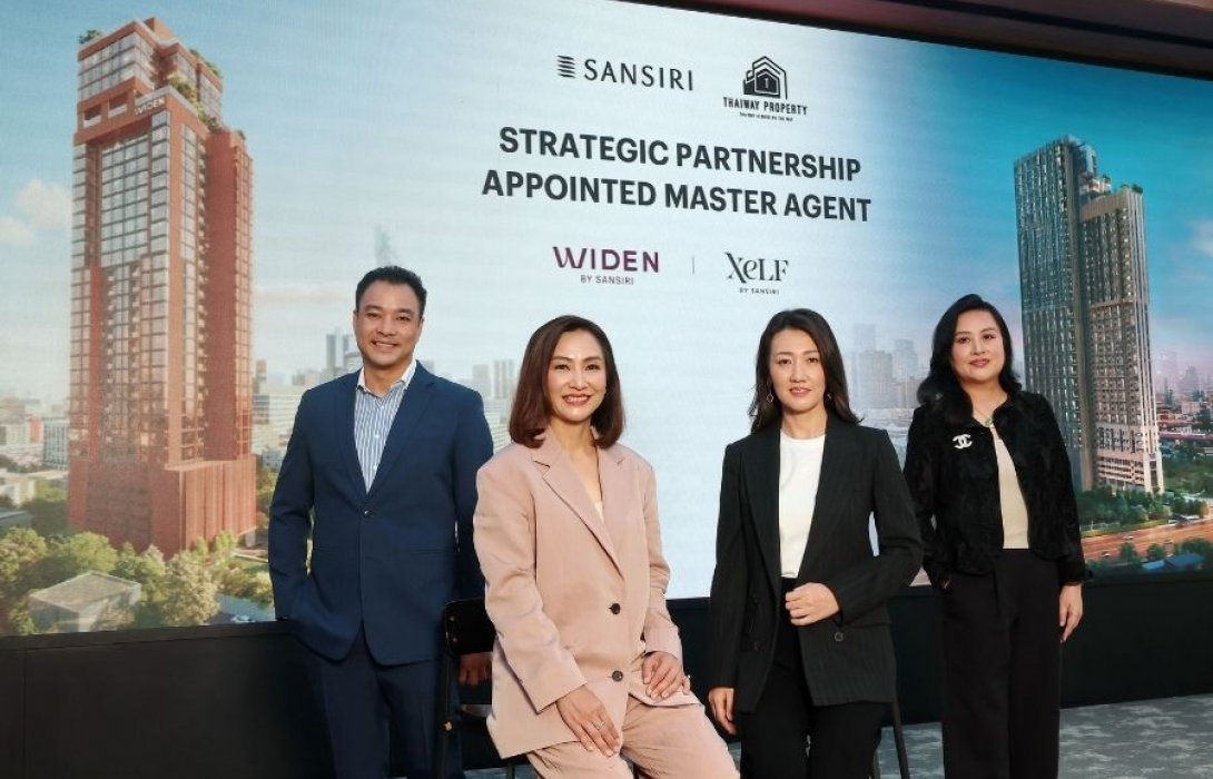 “แสนสิริ” ผนึก “ไทยเวย์ พร็อพเพอร์ตี้” Global Launch รุกตลาดต่างชาติเต็มสูบ เปิดขาย 2 คอนโดใหม่  ‘WIDEN และ XELF’ ตั้งเป้า 2.4 พันล้าน