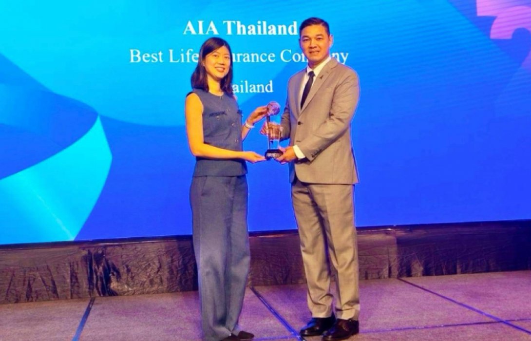 เอไอเอ คว้ารางวัลประกันชีวิตยอดเยี่ยมแห่งปี 2025 จากเวที International Finance Awards สะท้อนความเชื่อมั่นของคนไทยทั่วประเทศปีที่ 9