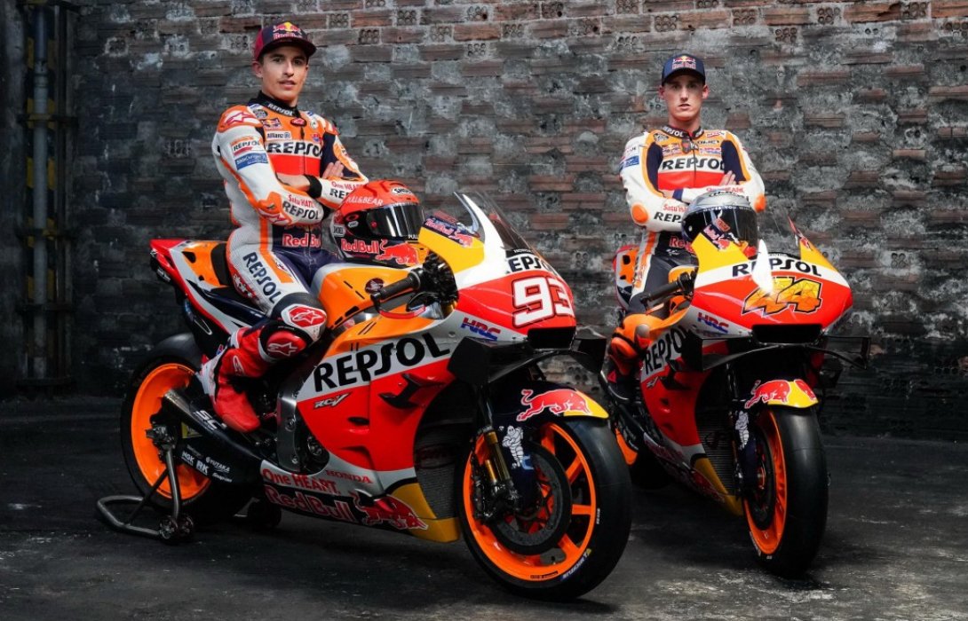 ฮอนด้าเปิดตัว“มาร์เกซ-เอสปาร์กาโร่”ผนึกกำลังทวงแชมป์โมโตจีพี 2021