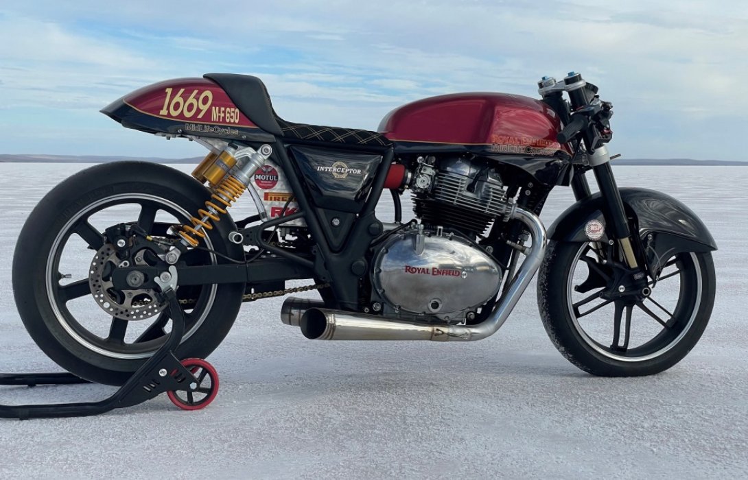 รอยัล เอนฟิลด์ อินเตอร์เซปเตอร์ 650 ทำลายสถิติใหม่บนสนามแข่ง Speed Week Australia 