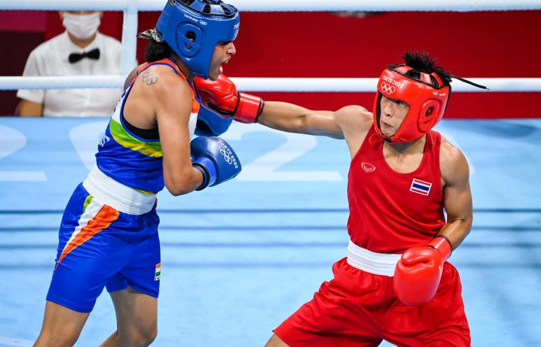 “น้องแต้ว” สุดาพร สีสอนดี ชนะนักชกอินเดีย เข้ารอบ8คนสุดท้ายมวยสากลโอลิมปิก