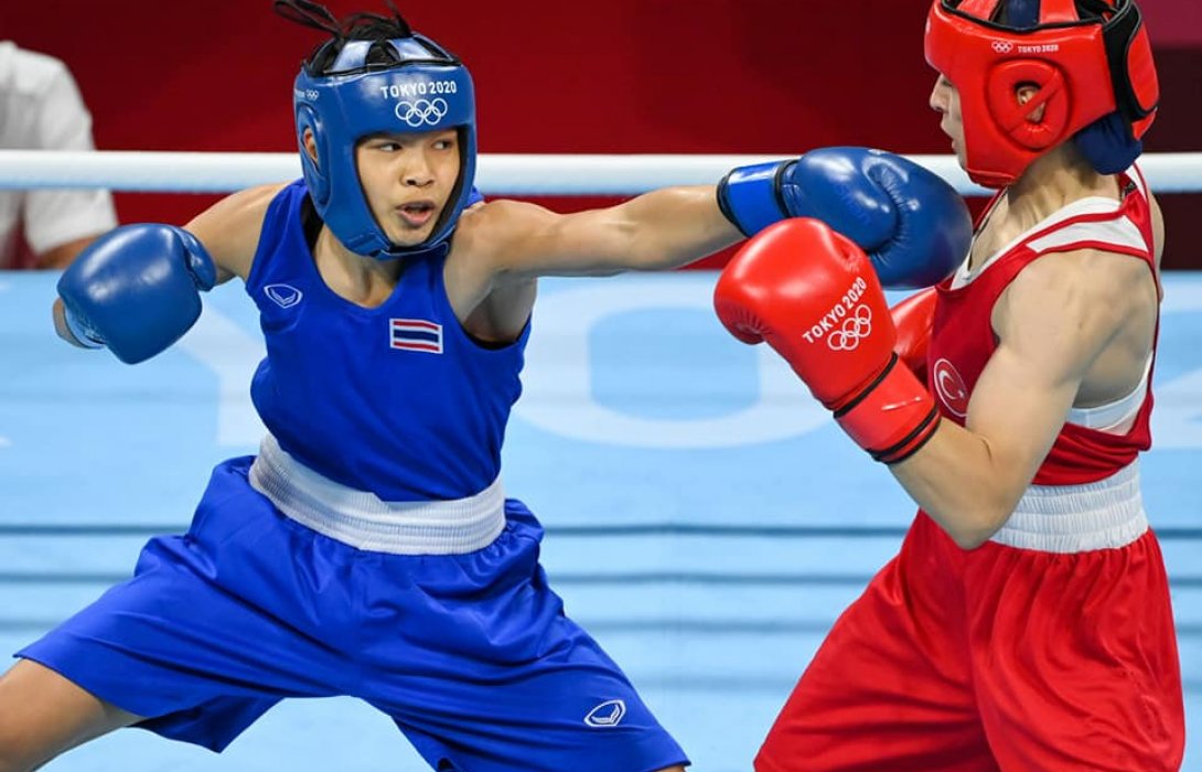 “น้องเฟี้ยว” จุฑามาศ จิตรพงศ์ สู้สุดใจไปไม่ถึงฝันพ่ายนักชกตุรกี ตกรอบ8คนมวยสากลโอลิมปิกเกมส์