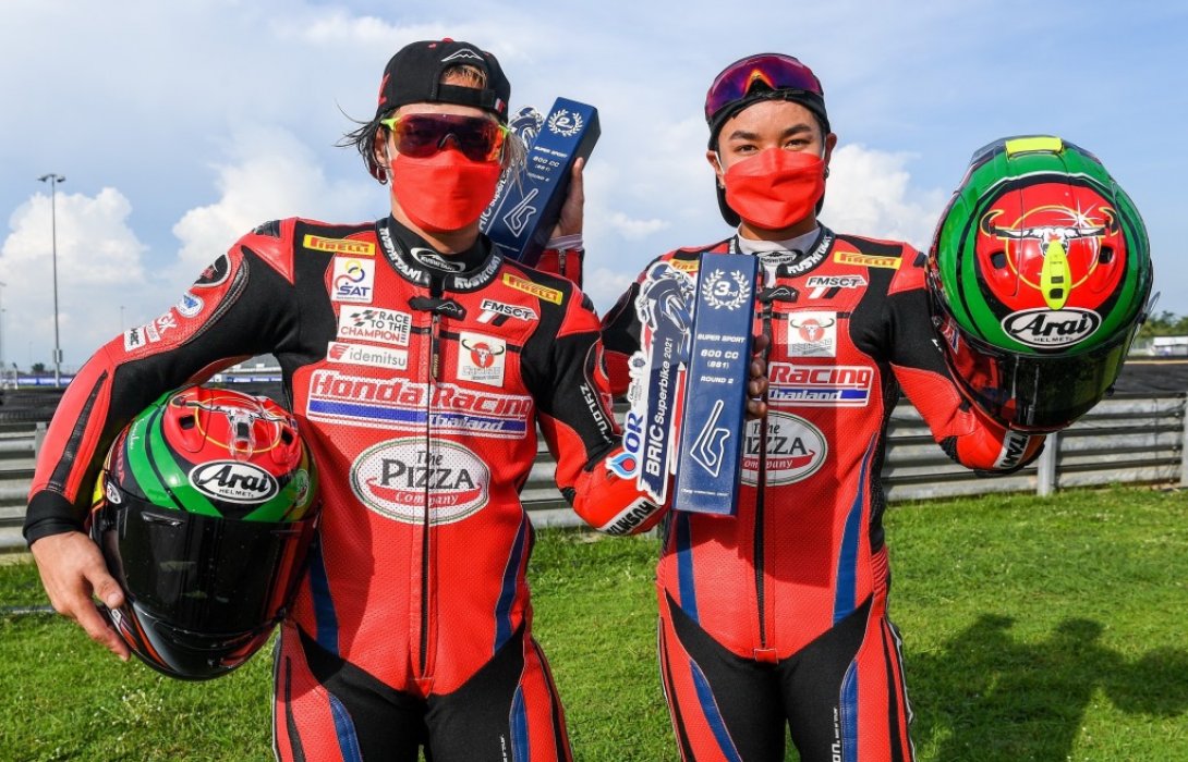 “ฮอนด้า”ทะยานจ่าฝูง“มุกข์ลดา-ภาสวิชญ์”เบิ้ลโพเดี้ยม โออาร์ บีอาร์ไอซี ซูเปอร์ไบค์ สนาม 2