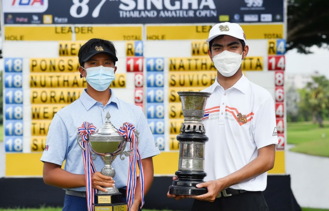 พงศภัค แชมป์สมัยที่สอง กอล์ฟ สิงห์ ไทยแลนด์ อเมเจอร์ ครั้งที่ 87