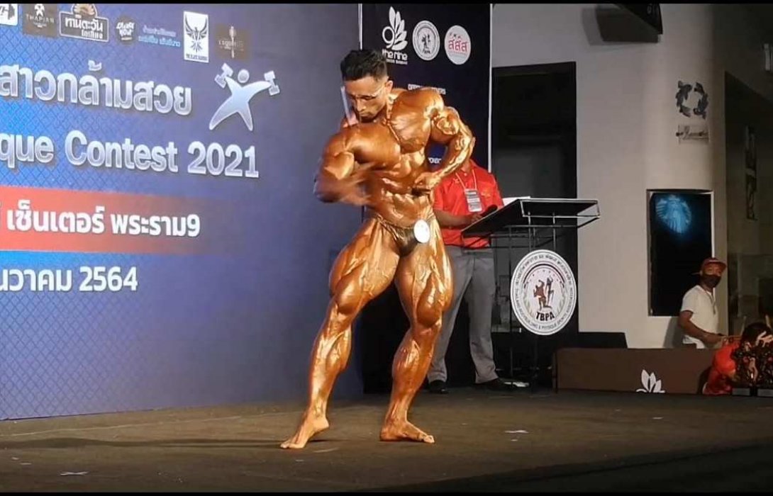“อภิชัย” สมราคาแชมป์โลก เบ่งกล้ามซิวแชมป์ “หนุ่มกายงาม สาวกล้ามสวย”  