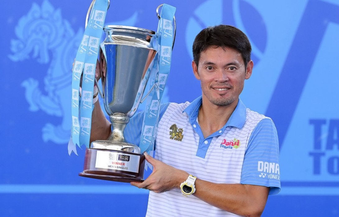 ดนัย อุดมโชค ยังเจ๋งคว้าแชมป์ชายเดี่ยว เทนนิสอาชีพ สิงห์ ไทยแลนด์ มาสเตอร์ส 2021