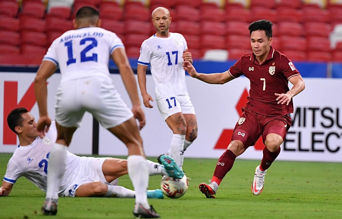 “ธีรศิลป์”กด 2 ประตู พา ช้างศึก เฉือน ฟิลิปปินส์ 2-1 ลิ่วรองรอง อาเซียน คัพ