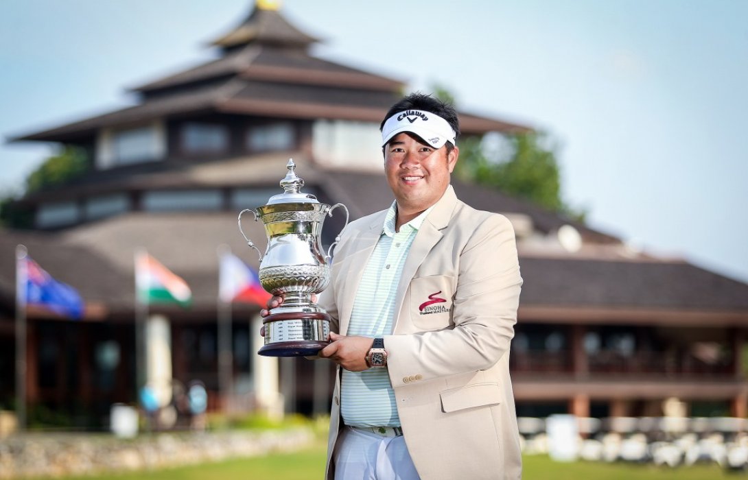 สมราคา ‘กิรเดช’ อีเกิลหลุมสุดท้าย คว้าแชมป์สิงห์ ไทยแลนด์ มาสเตอร์ส 2021