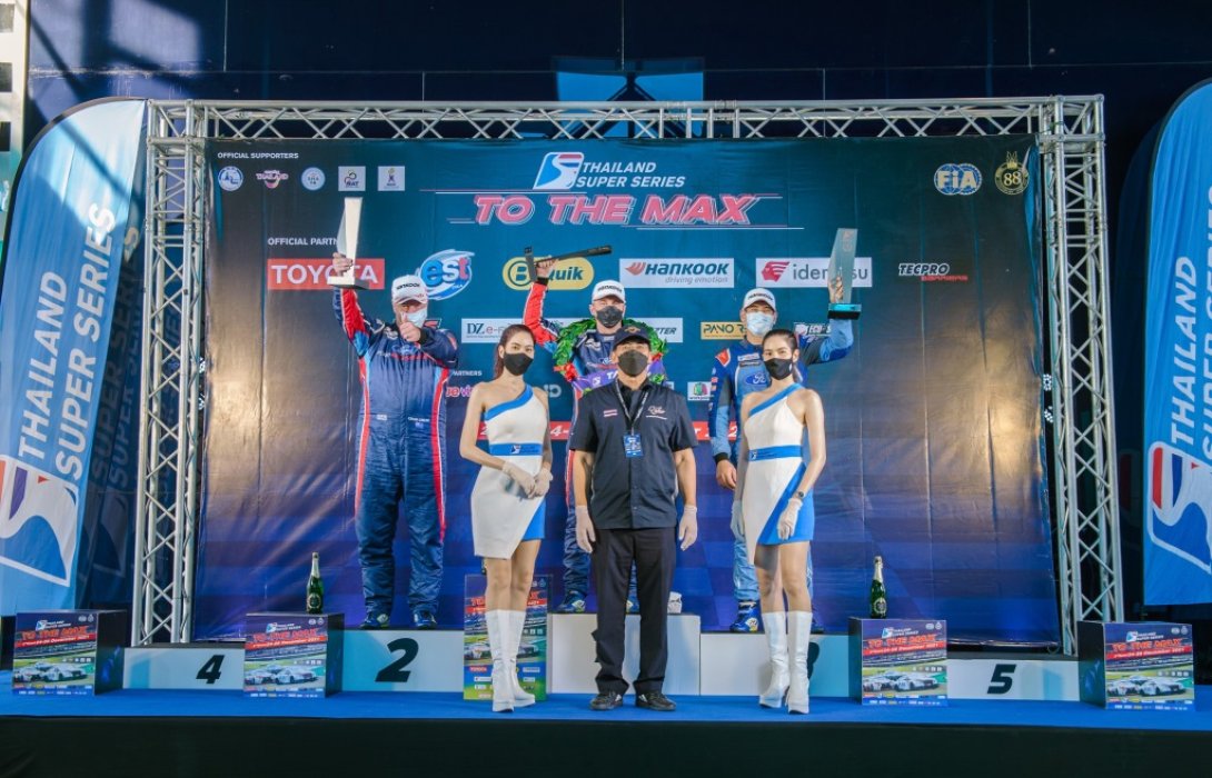 ฟอร์ด ไทยแลนด์ เรซซิ่ง ปิดท้ายฤดูกาล ‘ไทยแลนด์ ซูเปอร์ ซีรีส์ 2021’คว้าชัยรุ่น TAV8 กระบะยืน 2 โพเดียม