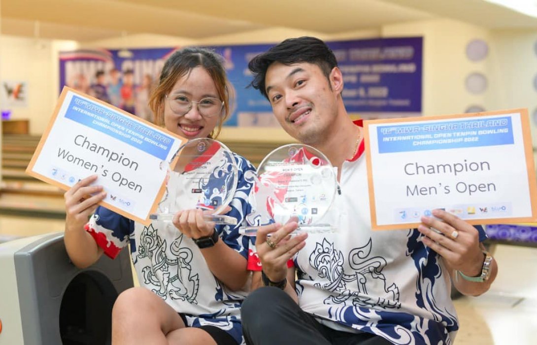 “เบนซ์-เนย” จับมือผงาดแชมป์โบว์ลิ่งไทยแลนด์โอเพ่น  