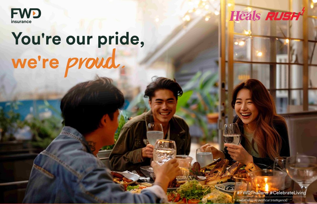 FWD ประกันชีวิต หยิบเอา AI แมทช์ชิ่งบิ๊กไอเดียใกล้ตัว ร่วมฉลอง Pride Month กับแคมเปญ “You’re our pride, we’re proud.” พร้อมสนับสนุนความหลากหลายและความเท่าเทียม