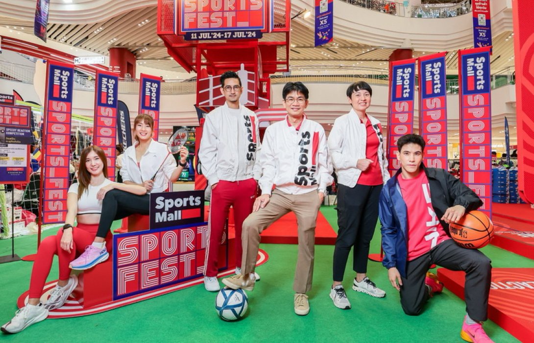 สปอร์ตมอลล์ เดอะมอลล์ กรุ๊ป ชวนสปอร์ตเลิฟเวอร์ ร่วมอัพเดทเทรนด์สินค้าและอุปกรณ์กีฬาจากแบรนด์ดังระดับโลก ในงาน “SPORTSMALL SPORTS FEST”
